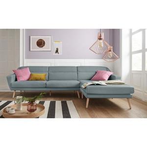 andas Ecksofa "Bille", mit Naht im Rückenkissen und Beinen aus Eichenholz, Design by Morten Georgsen