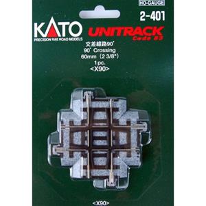 KATO H0  Unitrack 2-401 Kruising 1 stuk(s)