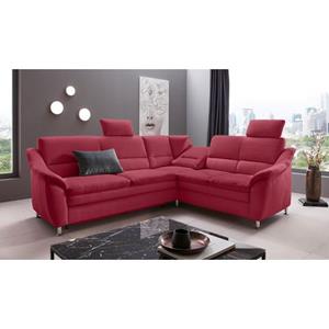 Places of Style Ecksofa "Cardoso", Federkern, wahlweise mit Bett, Schubkasten, teilweise Relaxfunktion