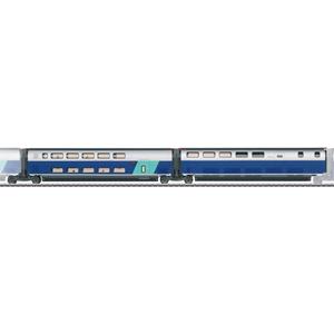 Märklin 043443 Set 3 extra rijtuigen voor de TGV Euroduplex van de SNCF, set van 2 stuks Set 3