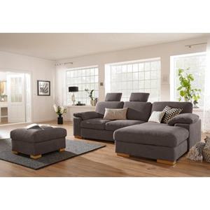 Home affaire Ecksofa "Ventura", wahlweise mit Bettfunktion und Bettfunktion/Bettkasten