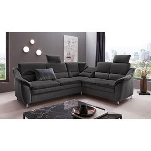 Places of Style Ecksofa "Cardoso", Federkern, wahlweise mit Bett, Schubkasten, teilweise Relaxfunktion