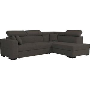 Home affaire Ecksofa "Tulio", wahlweise mit Bettfunktion und Bettkasten, incl. 3 Zierkissen