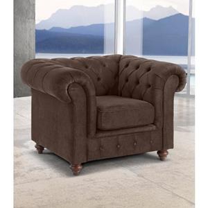Premium collection by Home affaire Sessel "Chesterfield", mit Knopfheftung, auch in Leder