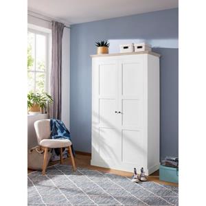 Home affaire Kleiderschrank "Clonmel", mit Einlegeboden und Kleiderstange hinter die Türen, in verschiedenen Farbvarianten erhältlich, Höhe 180 cm