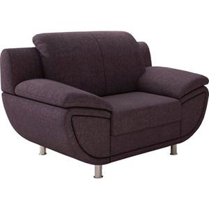 TRENDMANUFAKTUR Sessel, wahlweise mit komfortablem Federkern, mit extra breiten Armlehnen, frei im Raum stellbar