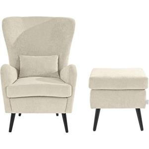 Guido Maria Kretschmer Home&Living Fauteuil Sallito de kleinere versie van salla, in 6 stofkwaliteiten, fauteuil bxdxh: 76x85x109 cm, overtrekstof ook in luxe-microvezel in imitatiebont-look