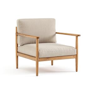 LA REDOUTE INTERIEURS Vintage fauteuil eik en katoen/linnen, Malora