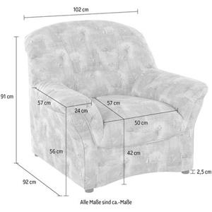 DOMO collection Fauteuil Bahia inclusief binnenvering