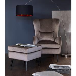 Guido Maria Kretschmer Home&Living Sessel "Salla", wahlweise mit oder ohne Hocker; großer Sessel: Maße B/T/H: 78/94/118cm