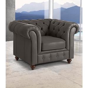 Premium collection by Home affaire Fauteuil CHESTERFIELD met knoopsluiting, ook in leer
