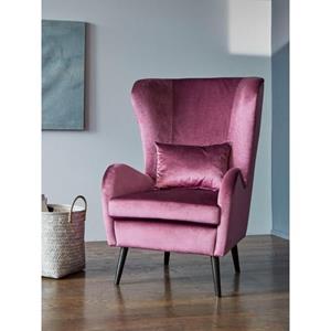 Guido Maria Kretschmer Home&Living Fauteuil Salla naar keuze met of zonder hocker, grote fauteuil: afm. bxdxh: 78x94x118 cm, overtrekstof ook in luxe-microvezel in imitatiebont-look