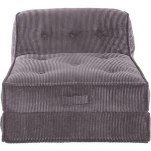 INOSIGN Sessel "Missy", Loungesessel aus weichem Cord, in 2 Größen, mit Schlaffunktion und Pouf-Funktion.
