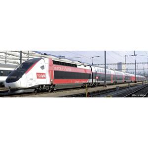 KATO by Lemke K101762 N treinstel TGV Duplex Lyria, 10-delig van de SNCF