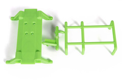 Axial Monster Truck Skid Plate and Battery Capture (Green) (AX31348)