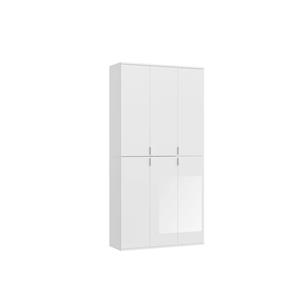 Hioshop ProjektX kledingkast 6 deuren wit.