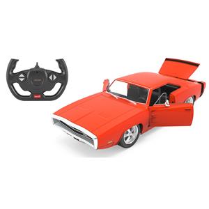 Jamara 1/16 1970 Dodge Charger R/T oranje speelgoed auto