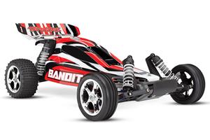 Traxxas Bandit XL-5 electro buggy RTR - Rood (zonder accu & lader)