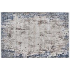 Carpetilla Designer Wohnzimmer Teppich Abstrakte Musterung Modern Cream Blau Richmond beige Gr. 85 x 150