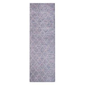 Carpet city Teppich Palm 3069 Blau/ Rosa blau/lila Gr. 60 x 110