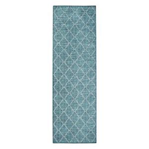 Carpet city Teppich Palm 3069 Blau blau Gr. 60 x 110