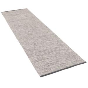 Pergamon Baumwolle Kelim Teppich Läufer Easy Teppiche grau Gr. 90 x 160