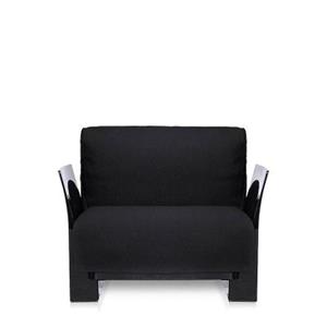 Kartell Pop Trevira™ Sessel/Sofa  Gestellfarbe: schwarz Farbe: schwarz