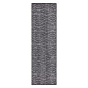 Carpet city Teppich Palm 3073 Graphit graphit Gr. 60 x 110