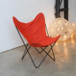 Hardoy Chair In- und Outdoor Sessel Sessel  Gestell: schwarz Bezu terracotta