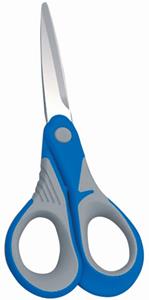 Kleiber Bastelschere , Trend Line, , rund, 152 mm, grau/blau