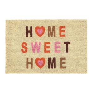 RELAXDAYS Kokos Fußmatte Home Sweet Home natur