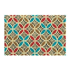 RELAXDAYS Kokos Fußmatte mit orientalischem Muster mehrfarbig