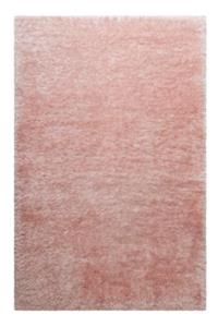 Homie LIVING Hochflorteppich -  Meran - 100% Polyester - 70mm - pflegeleicht rosa Gr. 133 x 200