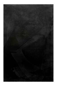 Homie LIVING Kurzflorteppich -  Lago - 100% Polyester - 19mm - pflegeleicht schwarz Gr. 80 x 150