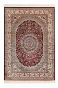 Wecon home Kurzflorteppich -  Täbriz - 100% Modal - 5 mm - pflegeleicht rot Gr. 250 x 350