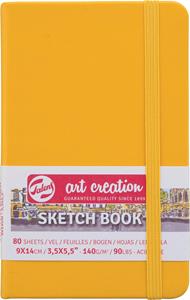 Talens Art Creation schetsboek, goudgeel, ft 9 x 14 cm