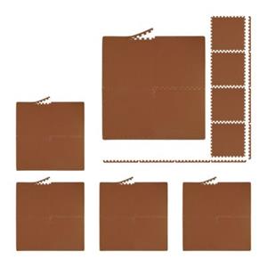 RELAXDAYS 24 x Bodenschutzmatte Braun braun