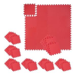 RELAXDAYS 72 x Bodenschutzmatte rot