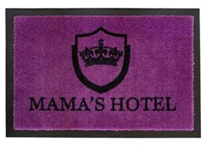 Dekowe mamas-baby, mamas-hotel, hotel, zuhause, eltern, fussmatte bunt Gr. one size