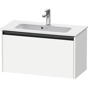 Duravit Ketho 2 wastafelonderbouwkast met 1 lade 68x39x44cm met greep antraciet wit mat K25056018180000