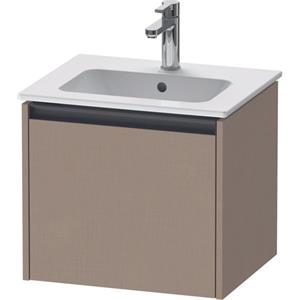 Duravit Ketho.2 wastafelonderkast 51x42x44cm geschikt voor 1 waskom Spaanplaat Linnen Mat K25061075750000