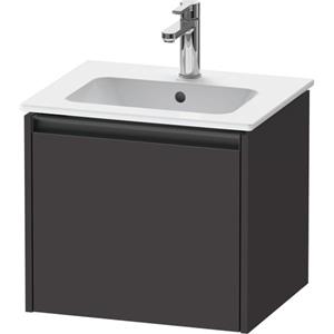 Duravit Ketho.2 wastafelonderkast 51x42x44cm geschikt voor 1 waskom Spaanplaat Grafiet Mat K25061080800000