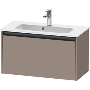 Duravit Ketho 2 wastafelonderbouwkast met 1 lade 68x39x44cm met greep antraciet basalt mat K25056043430000