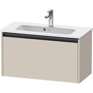 Duravit Ketho 2 wastafelonderbouwkast met 1 lade 68x39x44cm met greep antraciet taupe mat K25056091910000