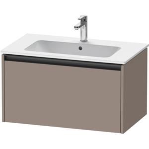 Duravit Ketho 2 wastafelonderbouwkast met 1 lade 81x48x44cm met greep antraciet basalt mat K25063043430000