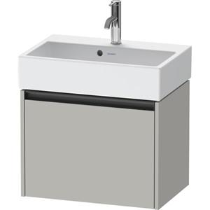 Duravit Ketho 2 wastafelonderbouwkast met 1 lade 58.4x39x44cm met greep antraciet betongrijs mat K25073007070000