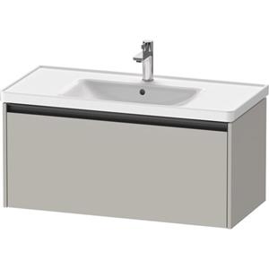 Duravit Ketho 2 wastafelonderbouwkast met 1 lade 98.4x45.5x44cm met greep antraciet betongrijs mat K25084007070000