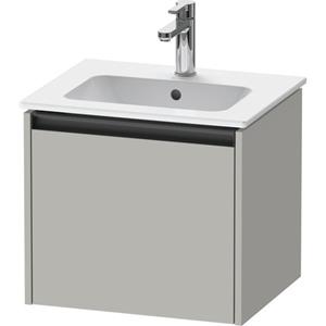 Duravit Ketho.2 wastafelonderkast 51x42x44cm geschikt voor 1 waskom Spaanplaat Betongrijs Mat K25061007070000