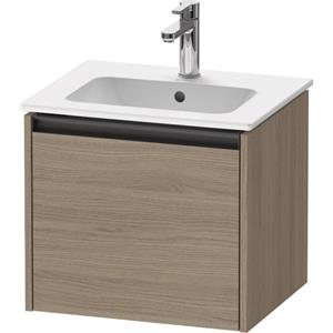 Duravit Ketho.2 wastafelonderkast 51x42x44cm geschikt voor 1 waskom Spaanplaat Eiken (terra) Mat K25061035350000