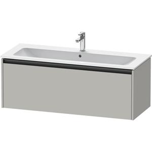 Duravit Ketho 2 wastafelonderbouwkast met 1 lade voor enkele wastafel 121x48x44cm met greep antraciet betongrijs mat K25065007070000